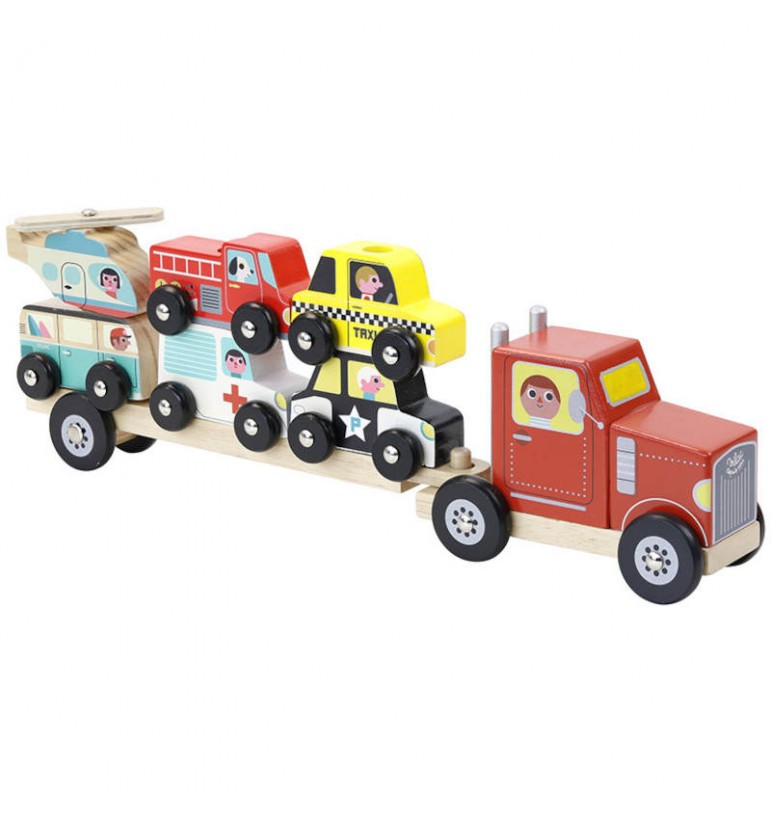 Voiture jouet pour enfants,Assembler Véhicules Camion,4 en 1 D