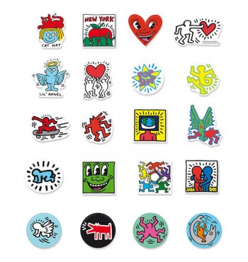 Magnets illustrations Keith Haring vilac bois