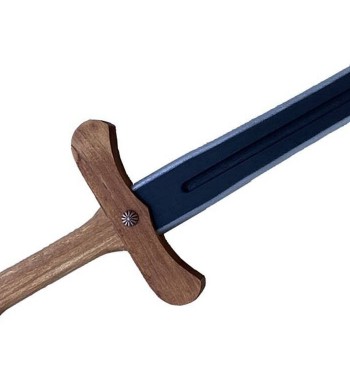 Epée médiévale 65cm jouet imitation en bois peint Walid