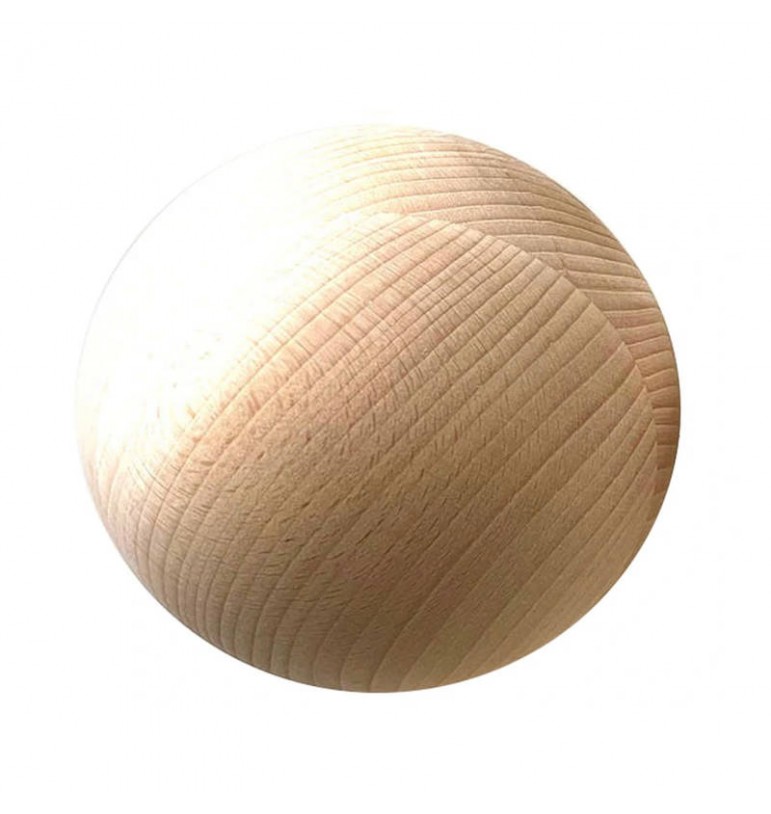 Demi Sphères en bois en hetre Ø15 mm, Demi boules en bois, Boules en bois