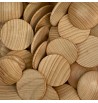 Platines 40x8mm en bois de hêtre 10pcs disques