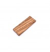 Plaquettes en bois de Zebrano 2pcs brisa zebrawood