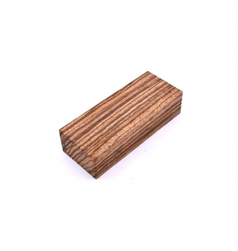 Carrelet en bois de Zebrano 12x4x3cm quillon brisa zebrawood