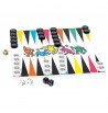 Jeux Keith Haring Dames & Backgammon VILAC PLATEAU COULEURS