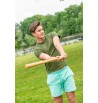 Batte de Baseball 32'' + balle en bois d'hévéa