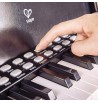 mélodies Piano électronique noir apprentissage tabouret bois Hape