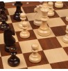 jeu d'échecs de tournoi case 50mm bois peuplier érable boite philos PIECES