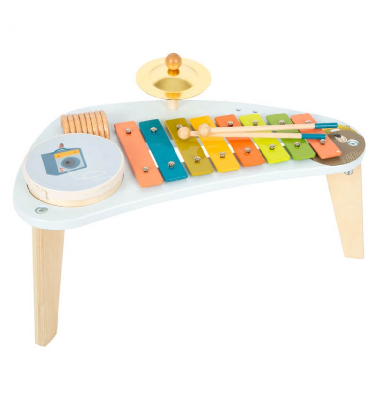 Tambour 17 cm instrument de musique enfant 3 ans + - Un jeux des