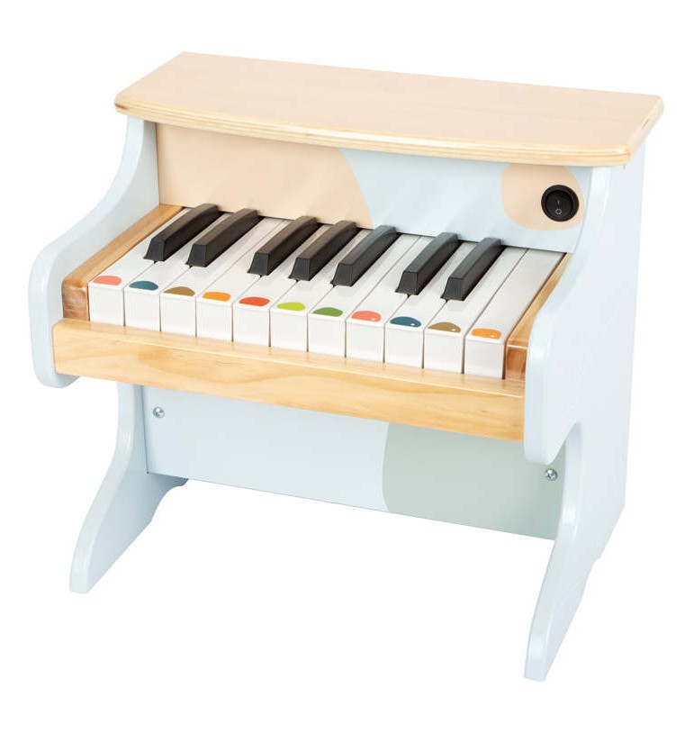 Piano électronique d'apprentissage en bois bleu small foot