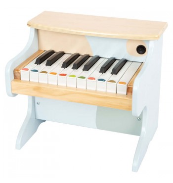 Piano électronique d'apprentissage en bois bleu small foot
