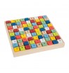 couleurs Jeu de réflexion Sudoku chiffres en bois SMALL FOOT
