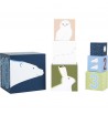 Cubes à empiler Arctique 10pcs en carton FSC animaux