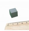 Cubes en bois gris 16x16x16mm 10pcs
