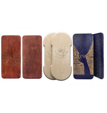 choix Planche de massage pieds Sadhu bois clous formes couleurs taille