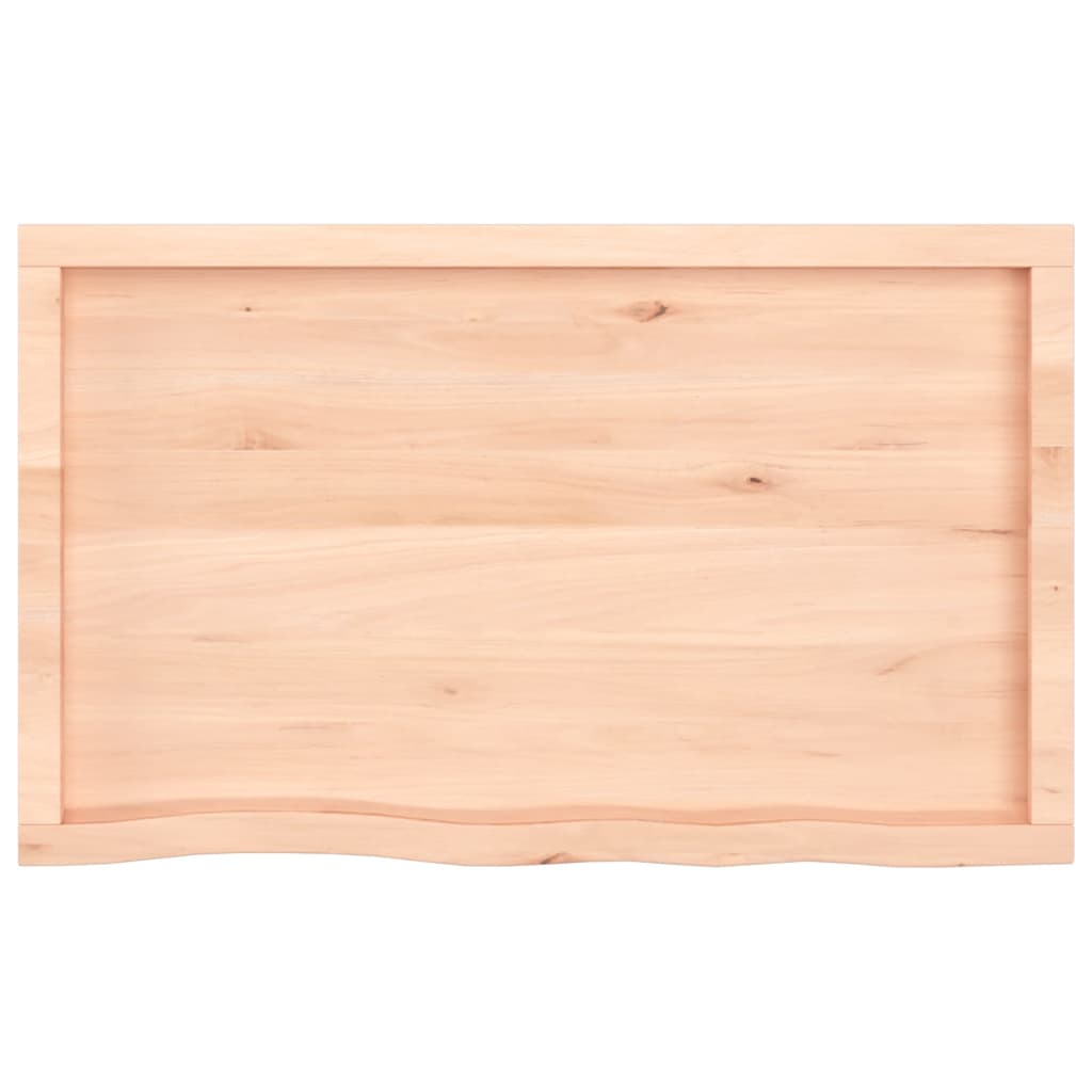 bordure volume Plateau de bureau 100x60x4cm en bois de chêne naturel