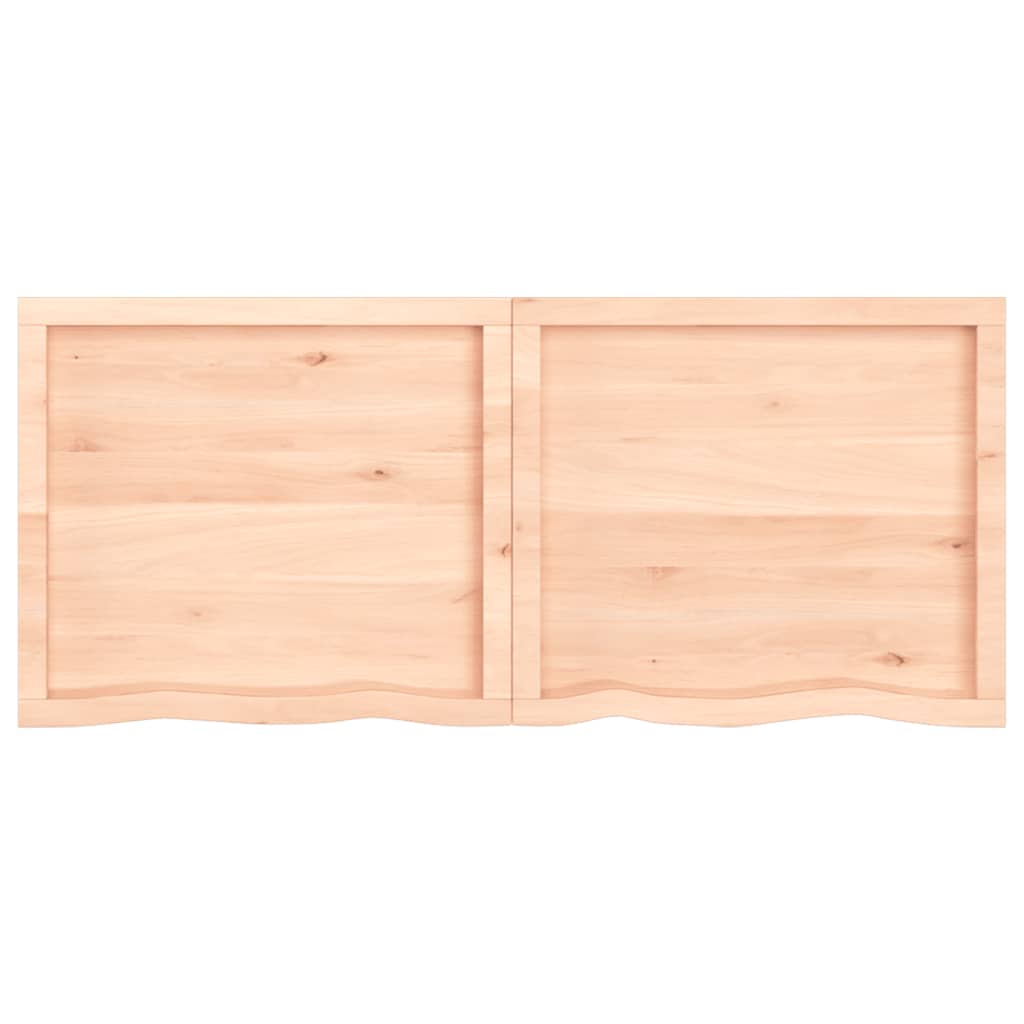 étagère murale planche tablette bois massif bord naturel
