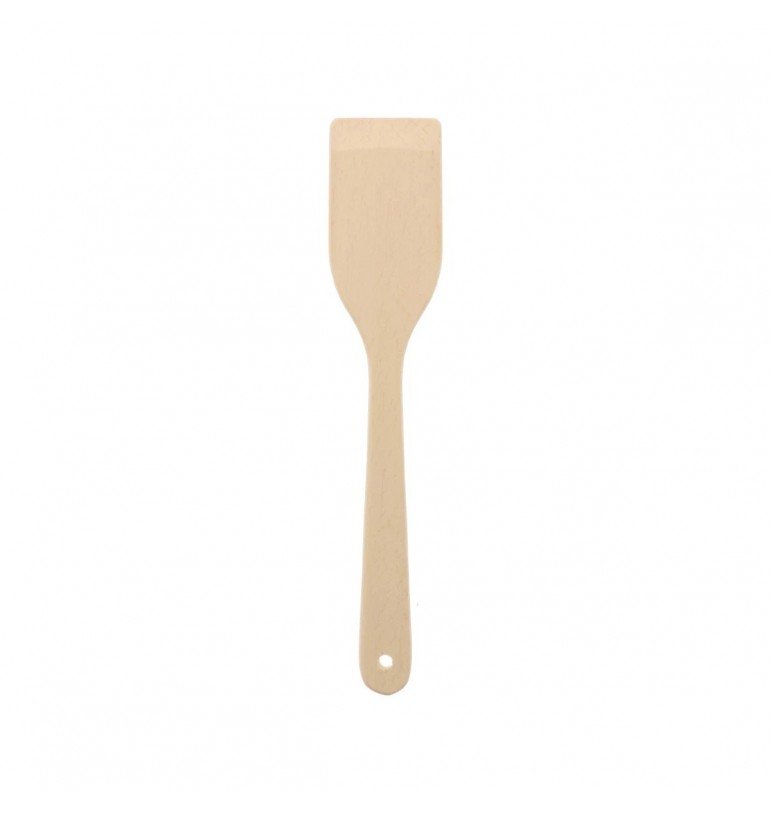 Spatule de cuisine Bois hêtre 30 cm - Matériel CHR Pro