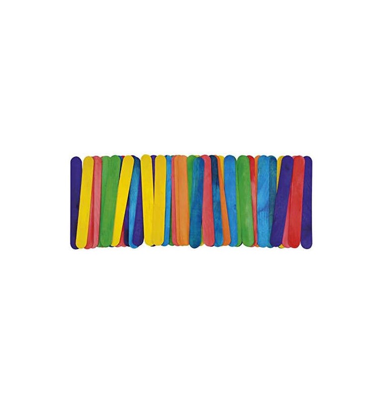 ski glace colorées bois 1000pcs bâtonnets mini baguettes loisirs créatifs