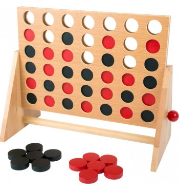 Power of 4 large wooden game