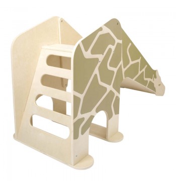 escalier glissade Toboggan d'intérieur Girafe en bois