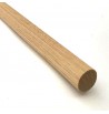 Baguette tourillons Tige striée 16mm diamètre 1m de long bois chêne