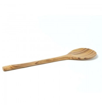 Couverts à salade en bois de teck 31 cm cuillère