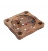 Roulette tyrolienne en bois marron