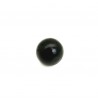 Billes rondes 15mm noires en hêtre 200pcs