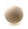 Boule ronde 120mm en bois de hêtre massif