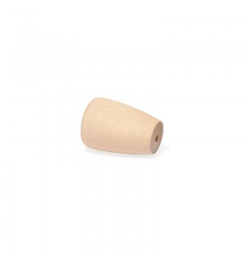 Bouton de tiroir Canon 22mm BOIS bouleau percé brut tournage meuble