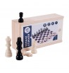 Pièces de jeu d'échecs bois frêne ROI 88mm Pièces de jeu d'échecs bois frêne ROI 88mm