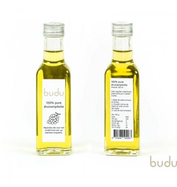 Huile d'entretien du bois pépins de raisins bambou baud 100ml bouteille verre