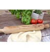 Rouleau à pâtisserie avec poignée 42cm en olivier massif pizza