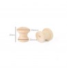 Bouton de tiroir bitte Amarrage 25mm bois bouleau Bouton de tiroir bitte Amarrage 25mm bois bouleau
