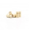 Bouton Collerette 25mm en bois de bouleau placard