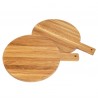 Planche à pizza 40cm avec poignée BOIS chêne