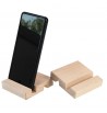 Support de smartphone bois hêtre brut gsm