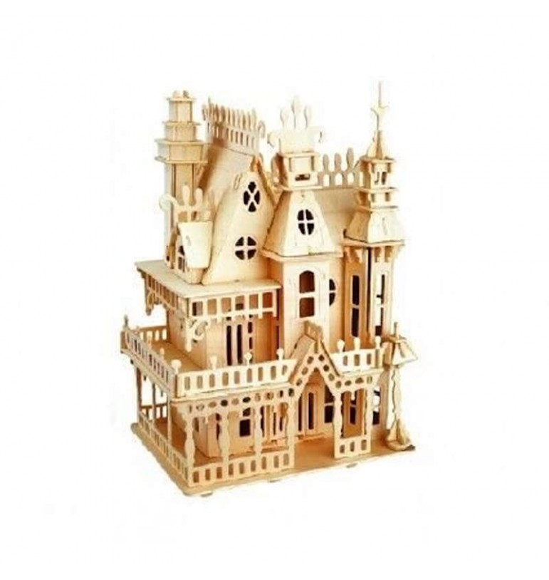 Maquette Villa Fantasia bois pin maison construction
