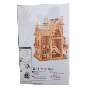 Maquette Villa Fantasia bois pin maison construction