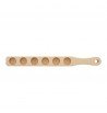 Barre à tequila 6 shooters 50cm en bois de hêtre liqueur