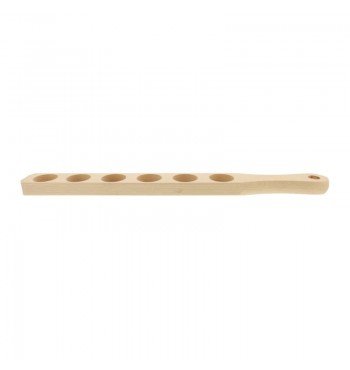 Barre à tequila 6 shooters 50cm en bois de hêtre liqueur