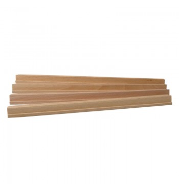 Réglettes tuiles Mahjong bois HETRE FSC dominos