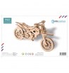 Maquette Motocross à monter en bois pièces découpe laser