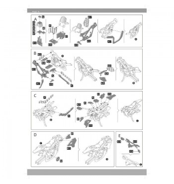 Maquette Motocross à monter en bois pièces découpe laser plan