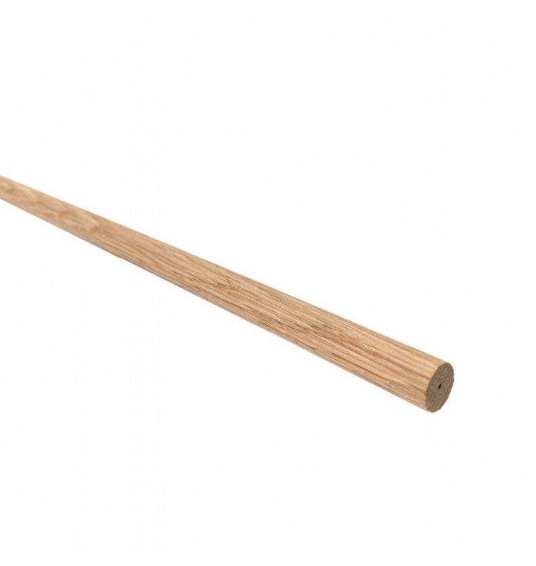 Tourillon baguette striée 10mmx1m bois chêne