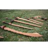 collection armes ataviques bois dur jouet enfants