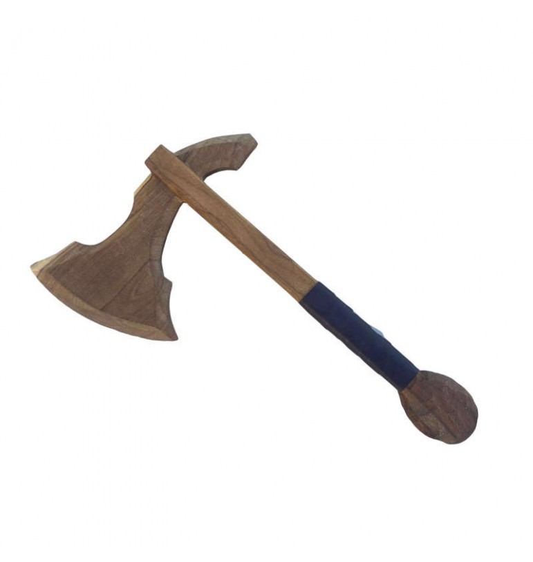 Hache atavique avec feutre en bois dur jouet