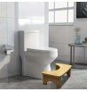 Tabouret WC physiologique lutte contre constipation bambou
