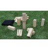 Jeu d'échecs Viking Kubo bois lancer points adresse pin