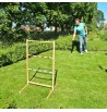 Jeu de lancer à boules bois massif échelle points spin ladder